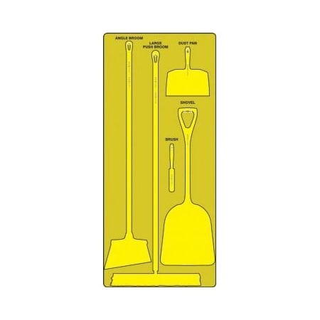 Accuform DRY ZONE STOREBOARDS PSB110YLYL PSB110YLYL